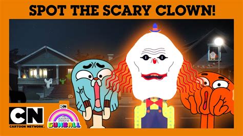 gumball clown|creepy clown from gumball.